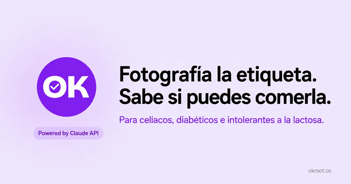 OKroot: PWA con scanner de etiquetas por IA y perfil de restricciones alimentarias